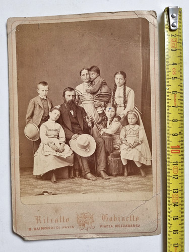 Vecchia foto famiglia ritratto - foto,