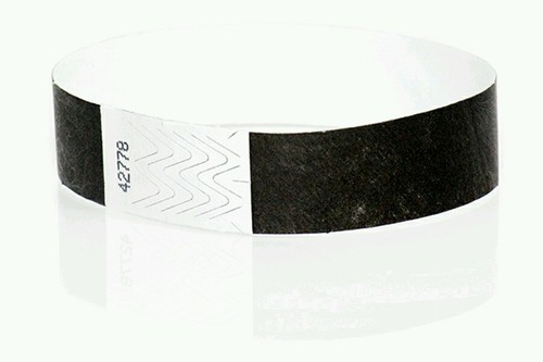 256cm nero tyvek braccialetti - 256cm,