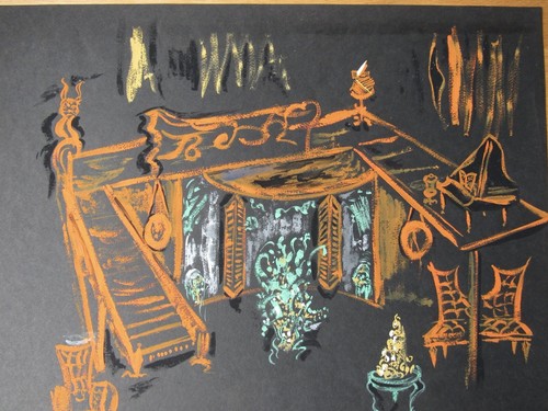 Opera scenica disegno - , guazzo