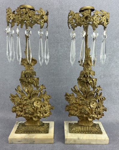 Coppia antichi candelabri - antichi,