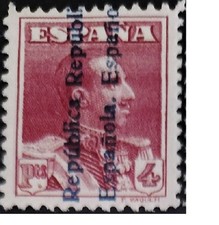 Edifil 602A España 1931 sello