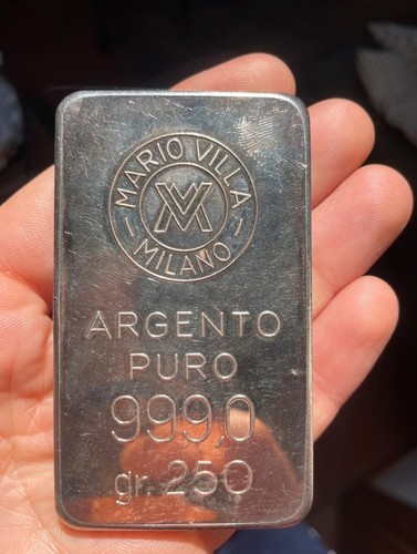 Lingotto argento mario - mario, villa