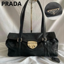 Borsa tote PRADA in pelle nera