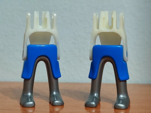 Playmobil gambe blu argento - playmobil, x2