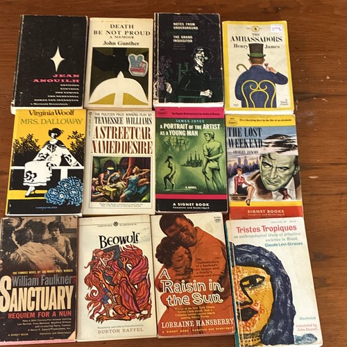 Vintage paperback literature - vintage,