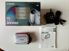 Canon MV890 MiniDV Video Camera 22X 700X w Box Videocamera Digitale