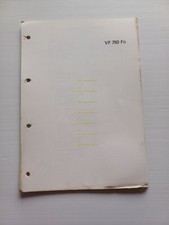 Honda VF 750 F scheda informazioni tecniche manuale officina italiano originale