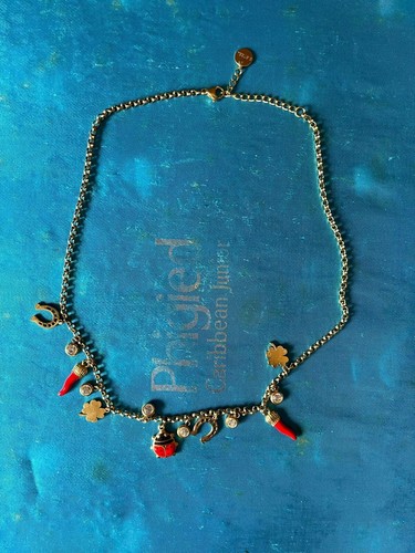 Collana con cornetti porta - collana,