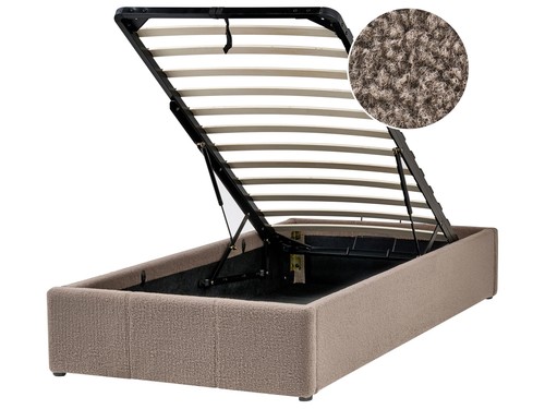 Letto singolo con - , contenitore