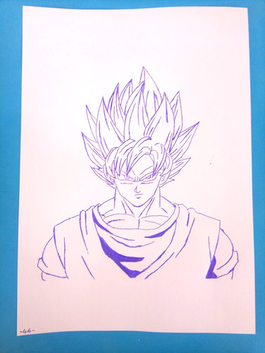 Disegno goku dragonball - di,