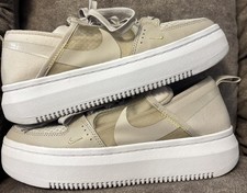 Nike Court Vision Alta Txt scarpe da ginnastica donna taglia 9,5 panna platform CW6536200