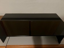 Portatv Meliconi Porta Televisore girevole con vetro nero h 12 L 55 P 33 