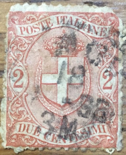 Sello italia francobollo 1896 - sello,
