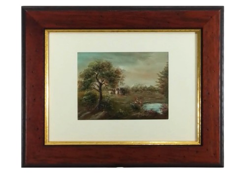 Coppia paesaggi miniature - coppia,