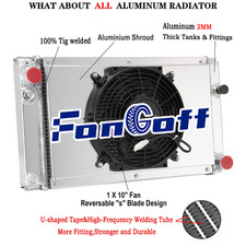3 Rangées Radiateur Shroud