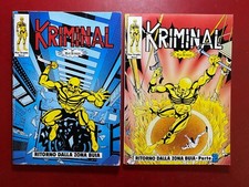 KRIMINAL MAX GRAPHIC NOVEL - RITORNO DALLA ZONA BUIA 1° + 2° Parte MBP Fumetti