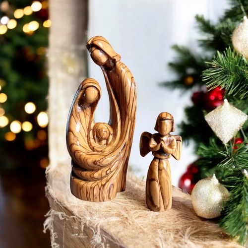 Angelo sacra famiglia legno - famiglia, di