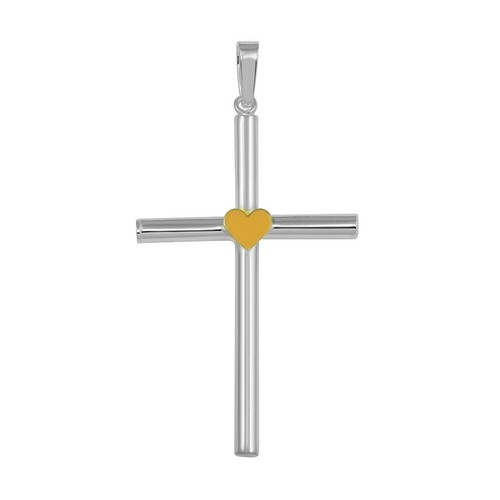 Ciondolo croce argento - ciondolo, a