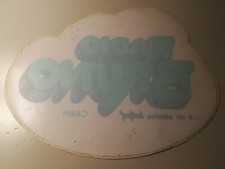 Adesivo sticker vintage anni 80 casco moto auto stereo RADIO BRUNO CARPI MUSIC