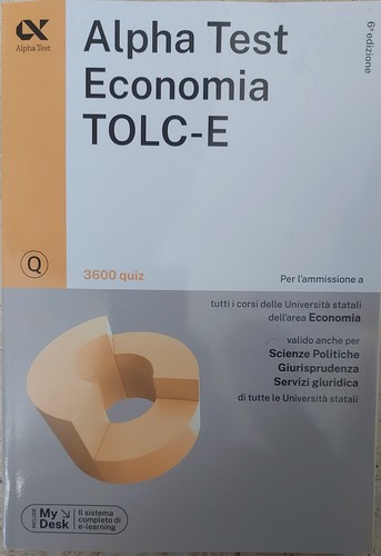 Alpha test economia tolc - economia,