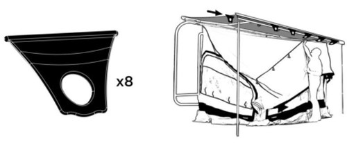 Privacy quick fit - fit, kit