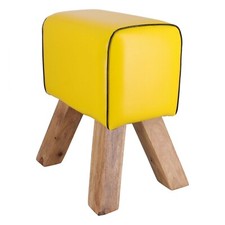 Sgabellino in legno ed