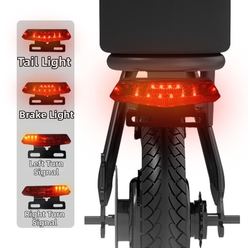 Kit luci posteriori per bici - kit,