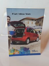Fiat Idea Van Brochure Usata