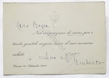Autografo di Umberto II di