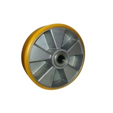AVO 18A 160X50 RUOTA CON RIVESTIMENTO IN POLIURETANO NUCLEO ALLUMINIO FORO 25