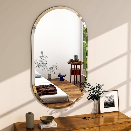 Specchio senza cornice ovale