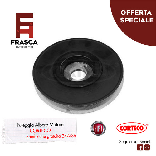 Puleggia albero motore fiat - puleggia,