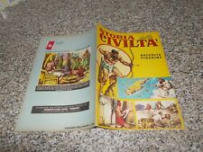 ALBUM figurine STORIA DELLE CIVILTA BAGGIOLI 1967 ORIGINALE VUOTO NUOVO EDICOLA