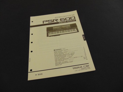 Yamaha portatone psr 600 - portatone, psr-600
