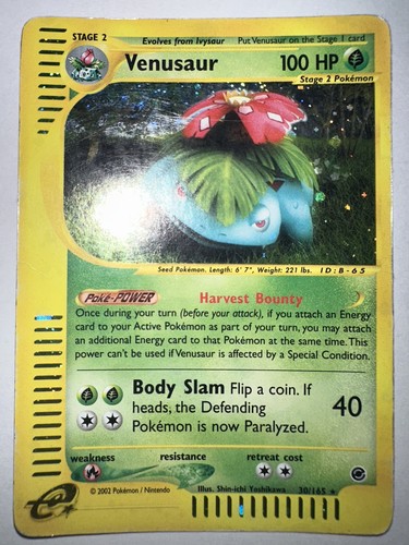 Venusaur expedition holo - venusaur,