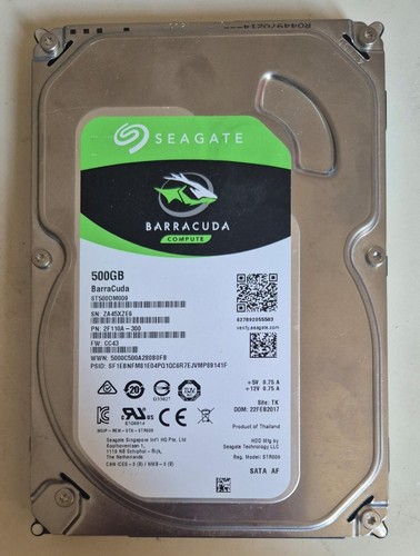 Hard disk interno 500gb sata - disk,