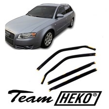 Deflettori Aria Per Audi A4 B6/B7 2000-2009 5-Porte Set 4 Antiturbo Antivento