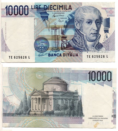 Italy 000 lire - 10,000, (03-12-1984)