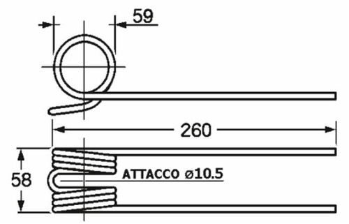 Dente ranghinatore ama - dente,