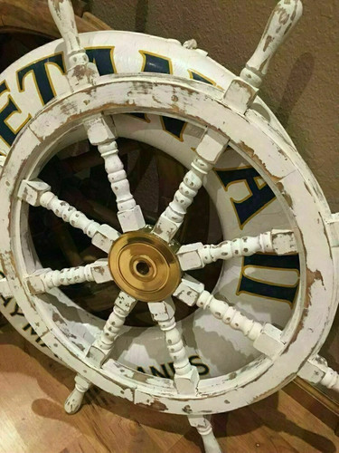 Ruota per nave nautica - , in