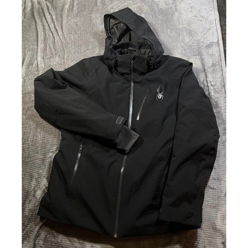 Giacca sci spyder uomo nera - da,