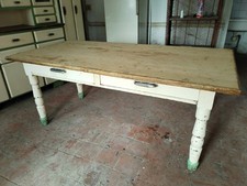 Tavolo ANTICO GIGANTE ! Rustico RITIRO VERONA Cucina Banco da Lavoro  Scrittoio