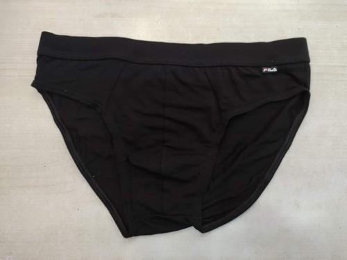 Slip nero fila uomo cotone - slip,