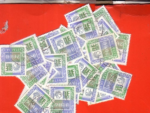 Lotto 100 francobolli alti - 100,