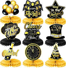 9 Pezzi Decorazioni Capodanno