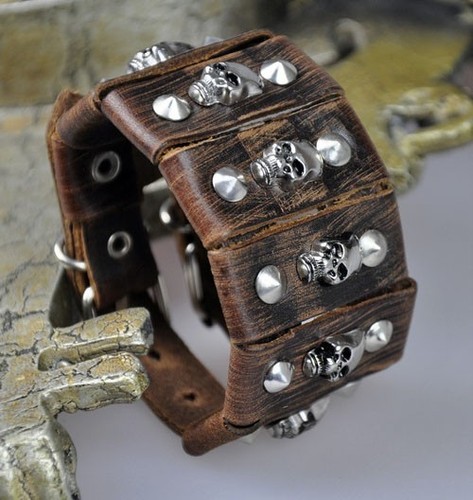 Bracciale pelle vintage
