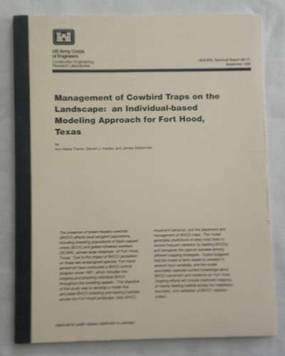 Management cowbird traps - cowbird, on
