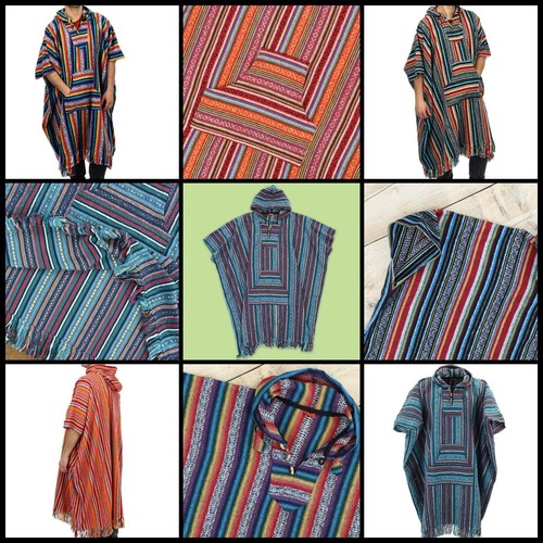 Lungo poncho mantello con - lungo,