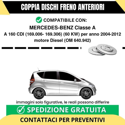 Coppia dischi freno - freno, anteriori