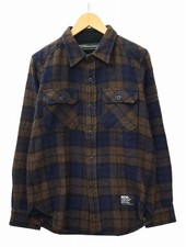 Camicia patch in velluto a